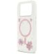 6. Guess Resin Flowers Glitter MagSafe Case for iPhone 17 Pro - Pink