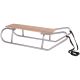 6. Two-Person Metal Sled, Silver