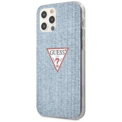 2. Guess GUHCP12LPCUJULLB iPhone 12 Pro Max 6.7" blue/light blue hardcase Jeans Collection