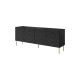 HOLE chest of drawers 190x40.5xH74.5 black matt