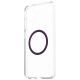 3. CARE by PanzerGlass Flagship Urban Combat Purple QI Case for Samsung Galaxy S25+ - Transparent