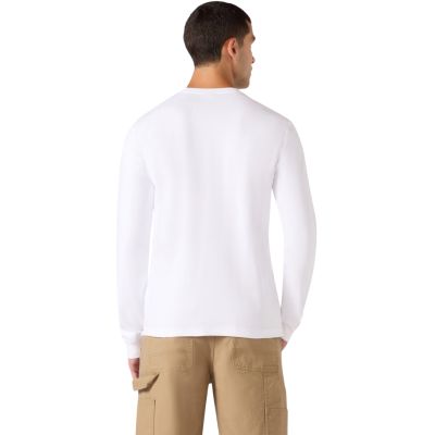 3. Champion LS Tee Men's T-Shirt White 222507 WW001