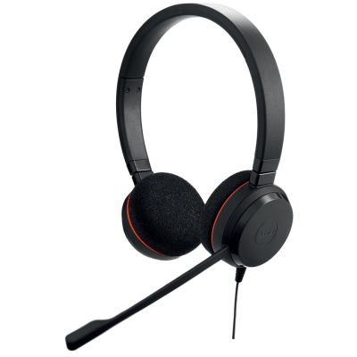 Jabra Evolve 20 MS Stereo USB-A/C Wired On-Ear Headphones