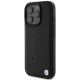 2. BMW Leather Hot Stamp MagSafe iPhone 16 Pro Case - Black