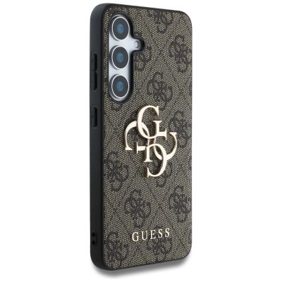 4. Guess Big 4G Logo Classic Logo Case for Samsung Galaxy S25 Brown
