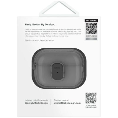 3. Uniq Glase Pro Case for AirPods Pro 2 - Blue