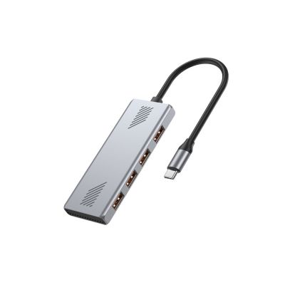2. GEMBIRD 4-PORT USB 3.2 (GEN 2) TYPE-C HUB GRAY