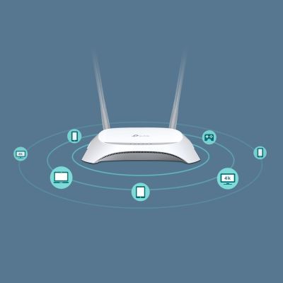 8. TP-Link TL-MR3420 Wireless Router Fast Ethernet Single Frequency (2.4 GHz) Black, White