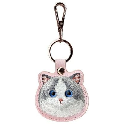4. Nimmy Big Eyed Pet 2.0 Cat 3-in-1 Phone Bag + Wallet + Tracker Case - Pink