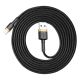 5. Baseus Cafule USB-A / Lightning 1.5A QC 3.0 cable 2 m - black and gold