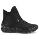 49. Women's insulated black ankle boots Rieker 55069-00