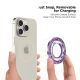 4. Tech-Protect MMR200 magnetic holder / ring with MagSafe - purple with crystals