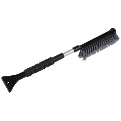 2. WINDOW SCRAPER WITH TELESCOPIC BRUSH, GRAY