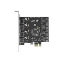 DeLOCK PCI Express x1 Card to 4 x external USB Type-A female SuperSpeed USB (USB 3.2 Gen 1)