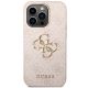 3. Guess 4G Big Metal Logo case for iPhone 15 Pro - pink