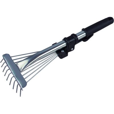 9. SMALL METAL FAN-SHAPED GARDEN RAKE