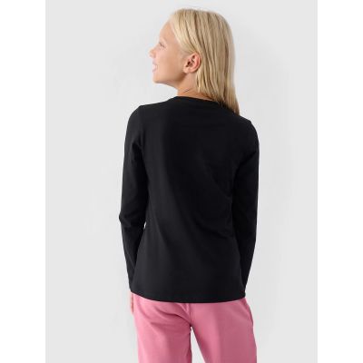 4. Longsleeve regular smooth girls 4F Junior 4FJWMM00TLONF318-20S