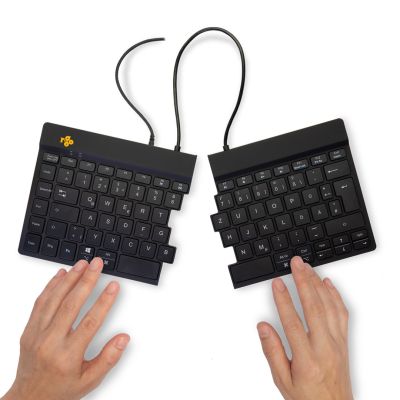 6. R-Go Tools Ergonomic R-Go Split Break v2 Keyboard with Break Software, QWERTZ_DE, Wired, Black