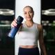 40. Meteor 650 ml navy blue sports bottle