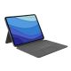 2. Logitech Combo Touch QWERTZ German Smart Connector Gray