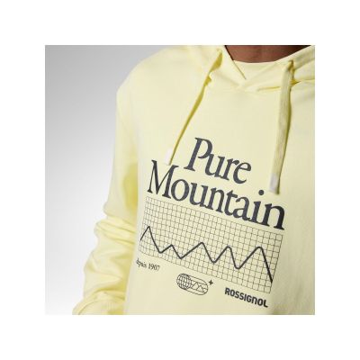 5. ROSSIGNOL M Waterfall H men's sweatshirt yellow