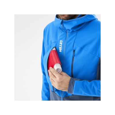10. MILLET MM White Shield Jacket Navy Blue