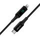 3. Acefast cable MFI USB Type C - Lightning 1.2m, 30W, 3A black (C6-01 Black)