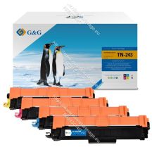G&G 16019 Toner Cartridge 4-Pack Replacement Black, Cyan, Magenta, Yellow