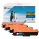 G&G 16019 Toner Cartridge 4-Pack Replacement Black, Cyan, Magenta, Yellow