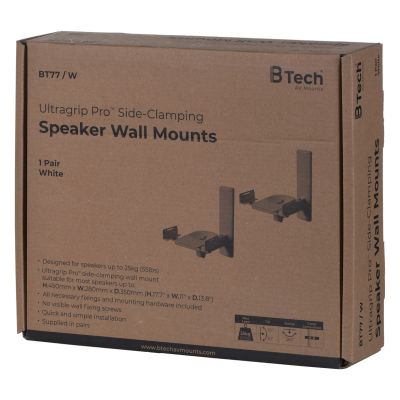 10. Wall bracket for B TECH BT77/W 1MBTG012 speaker (white)