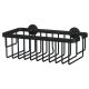 TESA MOON BLACK Aluminum Wall-mounted Shower Basket