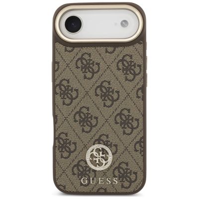 3. Guess 4G Strass Logo MagSafe Case for iPhone Air - Brown