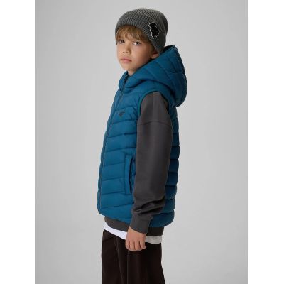 4. Boy's vest with synthetic filling 4F 4FJRAW26TVJAM431-30S