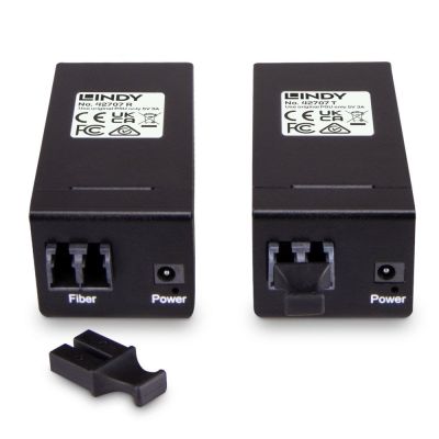 6. Lindy 42707 AV Extender AV Transmitter and Receiver Black
