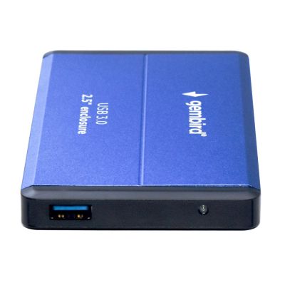 5. GEMBIRD HDD/SSD CASE USB 3.0 2.5" SATA, ALUMINUM, BLUE