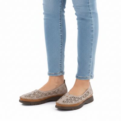 12. Beige Sergio Leone PB291 block heel pumps