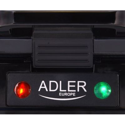 9. Adler AD 3036 waffle maker (1500W; silver)