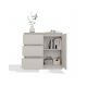 8. Chest of Drawers 1 Door 3 Drawers Cashmere Set