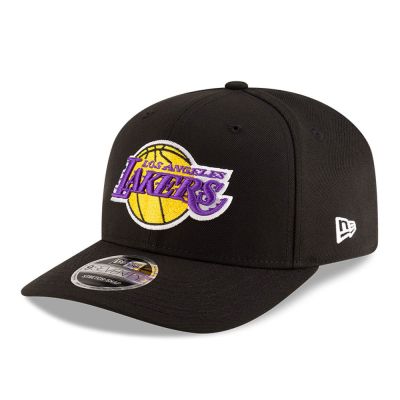 New Era 9SEVENTY Los Angeles Lakers NBA Team Black Stretch Snapback Cap - 60755450