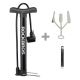 2. Rockbros A320 Floor Bicycle Pump - Black