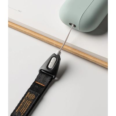 6. Ringke Lanyard Strap Crossbody Phone Lanyard - Black
