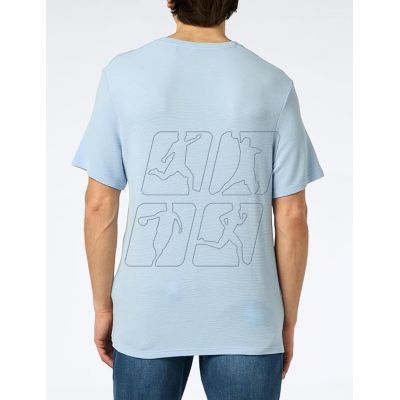 2. T-shirt Boss Rib Azzurro M 50509328-450