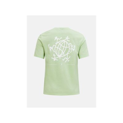 4. PEAK PERFORMANCE Explore Graphic Tee Women T-Shirt green
