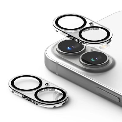 2. Ringke Camera Protector 2-pack tempered glass for iPhone 16 / 16 Plus