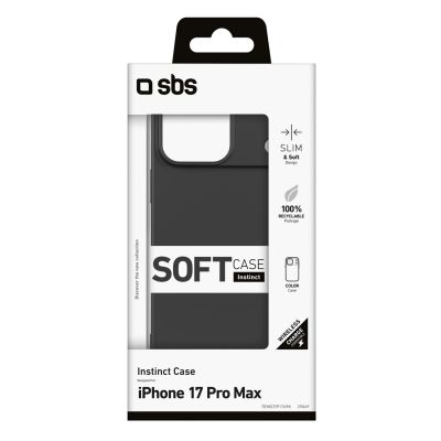 2. SBS Instinct Case for iPhone 17 Pro Max - Black