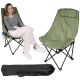 FOLDING CAMPING CHAIR 46X46X90CM GREEN