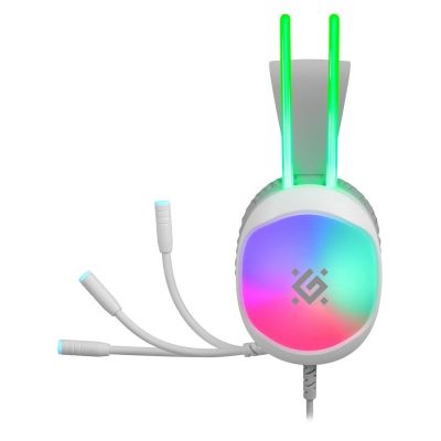 8. Defender Eclipse RGB Headphones with Microphone White 62440
