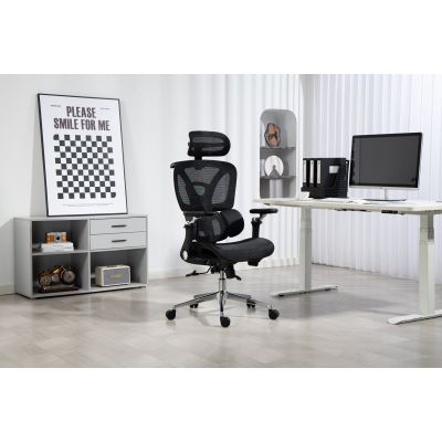34. Activejet ergonomic office chair YK848, black