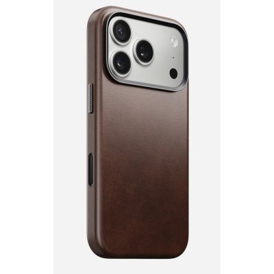 Nomad Traditional Leather Case for 16 cm (6.3") Mobile Phone Brown