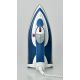 3. ELDOM STEAM IRON DA36 PRESS 2200W CERAMIC SOFT FEET, ANTI-DRIP, SELF-CLEANING FEET, STEAM OUTPUT 20G/MIN. STEAM BUSTER,